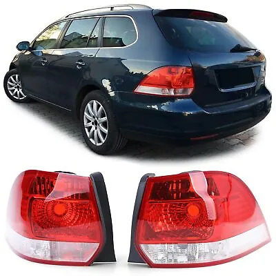 $269.50 • Buy Vw Golf Mk5 & Mk6 Station Wagon Estate Clear Tail Lights Lamps 2007>>